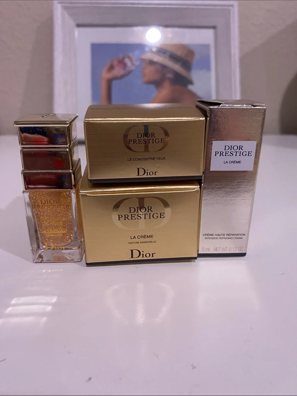 Dior Prestige La Crème & Eye Concentrate Set - Gold
